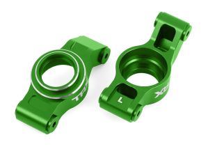 TRAXXAS 7852-GREEN Carriers, stub axle (green-anodized 6061-T6 aluminum) (left & right)
