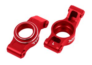 TRAXXAS 7852-RED Carriers, stub axle (red-anodized 6061-T6 aluminum) (left & right)
