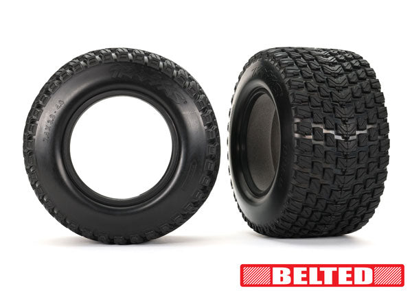TRAXXAS 7860 Tires, Gravix® (belted, dual profile (4.3" outer, 5.7" inner)) (left & right)/ foam inserts (2)