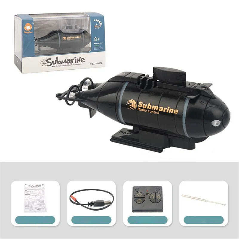 RC PRO 777-586BK Mini RC Submarine