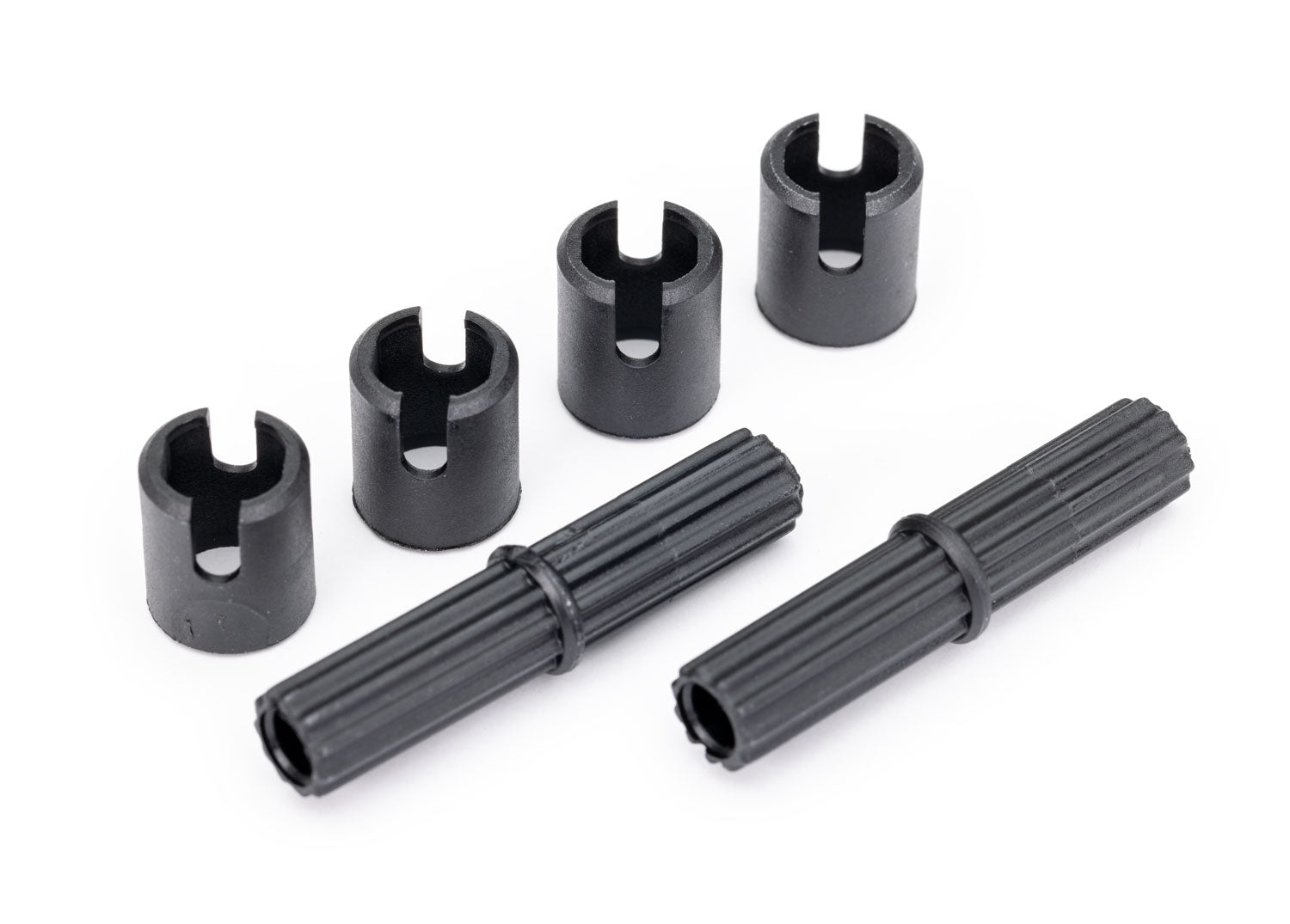 TRAXXAS 8139 Center Half Shafts (2) & Drive Cups (4)