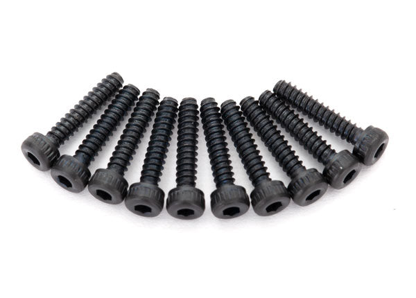 TRAXXAS 8167 Screws, 2x10mm cap-head, self-tapping (hex drive) (10)