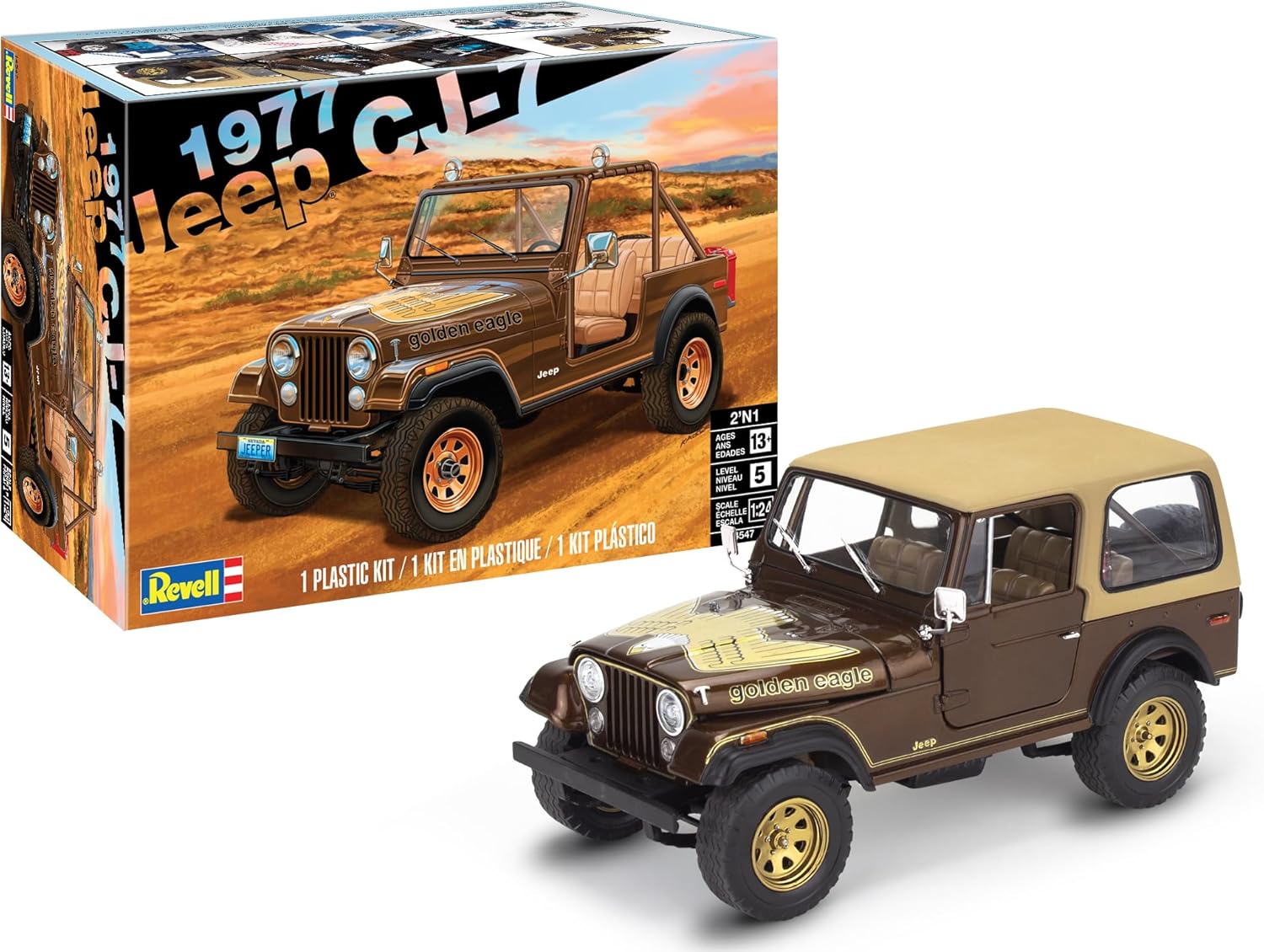 REVELL 14547 1/24 1977 Jeep CJ-7 2-in-1