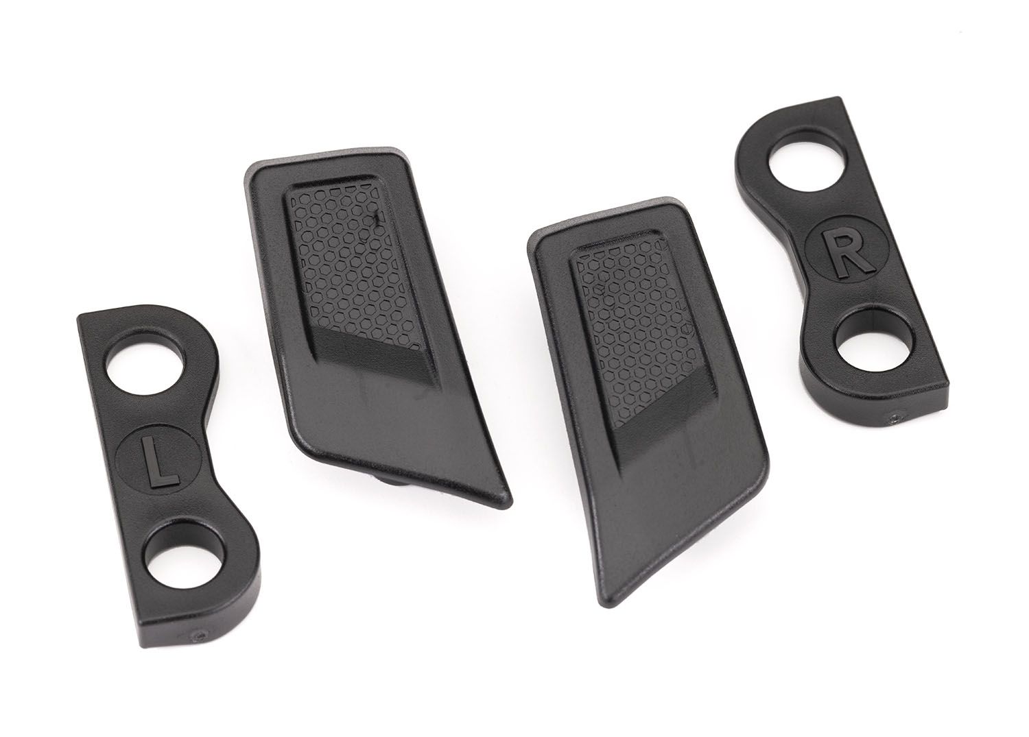 TRAXXAS 8212 Hood vents (left & right)/ retainers (left & right) (for clipless body mounting) (attaches to #8213 series bodies)