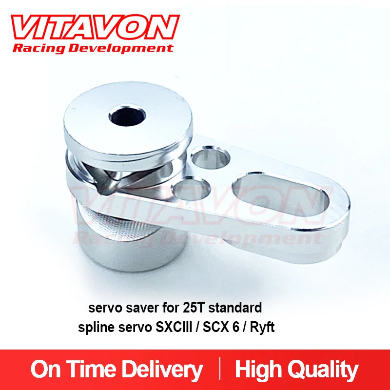 VITAVON SCX3030 SCX6 Alu Servo Saver For 25T Standard Spline Servo SXCIII / SCX 6 / Ryft