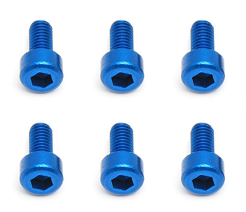 ASSOCIATED 8560 FT Screws, Blue Aluminum M3x6 mm SHCS