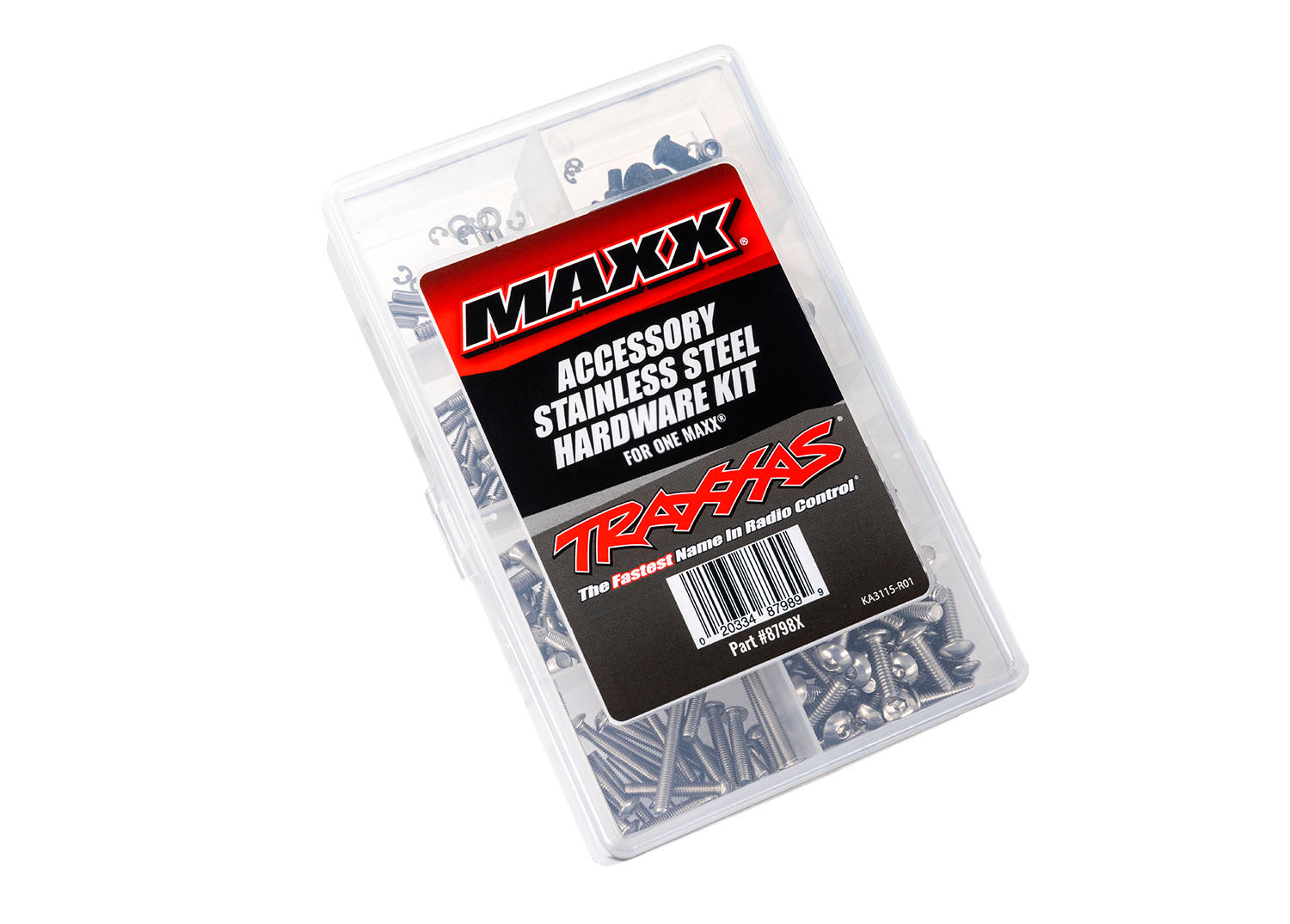 TRAXXAS 8798X Hardware kit, stainless steel, Maxx