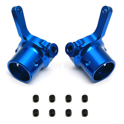 ASSOCIATED 89566 FT Vertical Steering Blocks Blue Aluminum