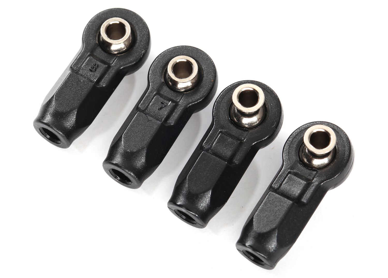TRAXXAS 8958 Rod ends (4) (assembled with steel pivot balls) (replacement ends for #8547A, 8547R, 8547X, 8948A, 8948G, 8948R, 8948X, 8997A, 8997G, 8997R, 8997X)