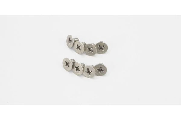 KYOSHO 1-S34006T Flat Head Screw(Titanium/M4x6/8pcs)