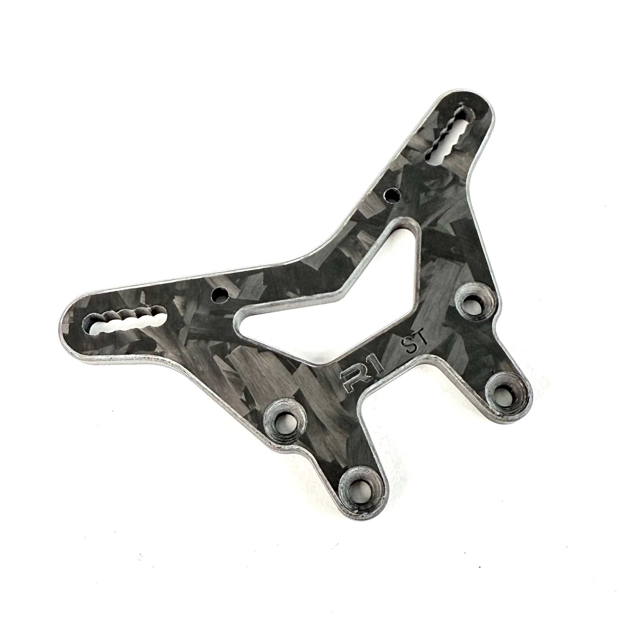 R1WURKS 900198-F (22X Series) Carbon Fiber Front Shock Towers (-2mm Forged)