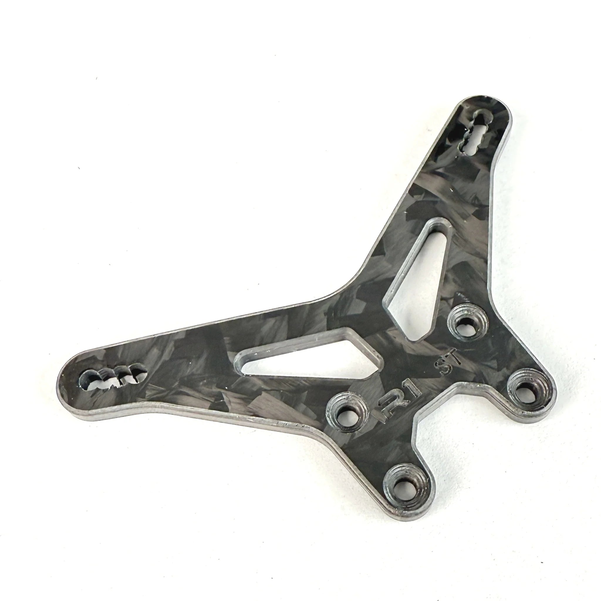 R1WURKS 900200-F (22X Series) Carbon Fiber Rear Shock Towers (Standard (ST) Forged)