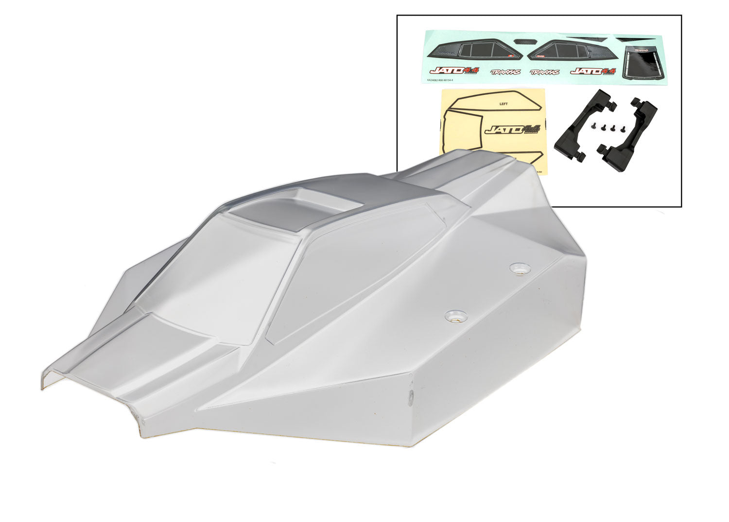 TRAXXAS 9018 Jato 4X4 Clear Body