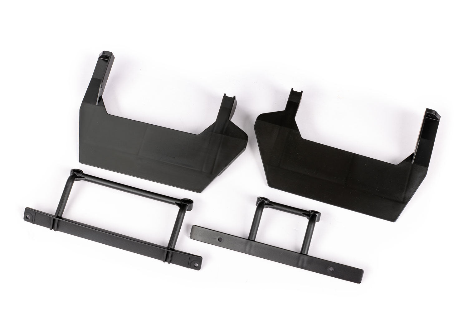 TRAXXAS 9047X Bumper mounts (front & rear)/ side skirts (left & right)