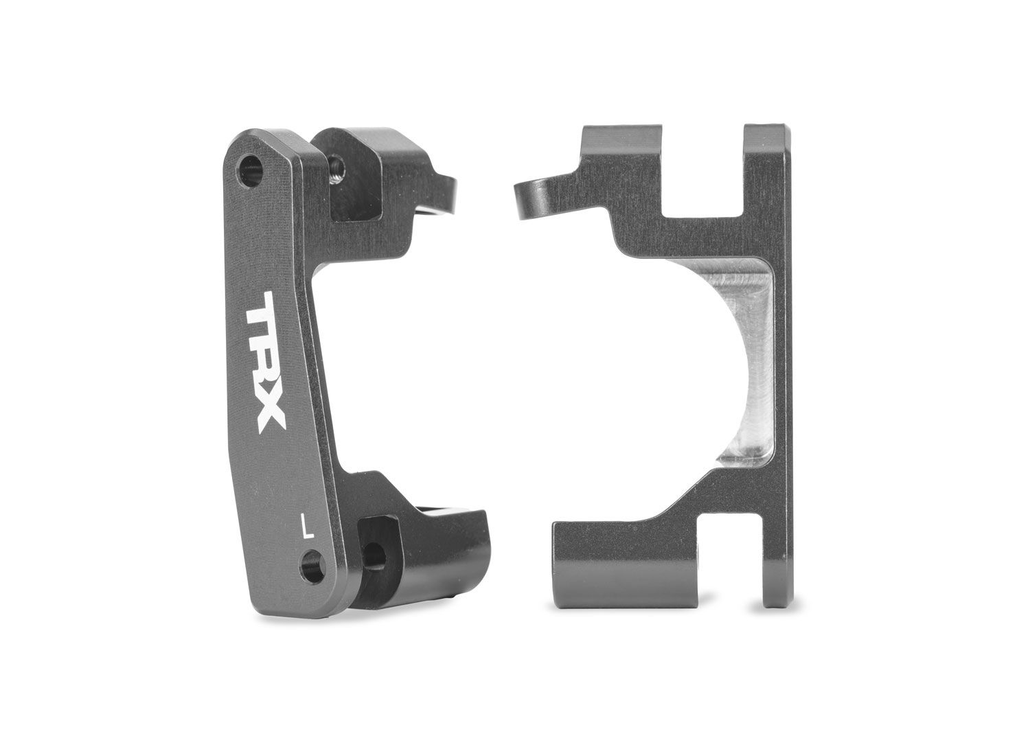 TRAXXAS 9063-GRAY Gray Aluminum Caster Blocks (L&R)