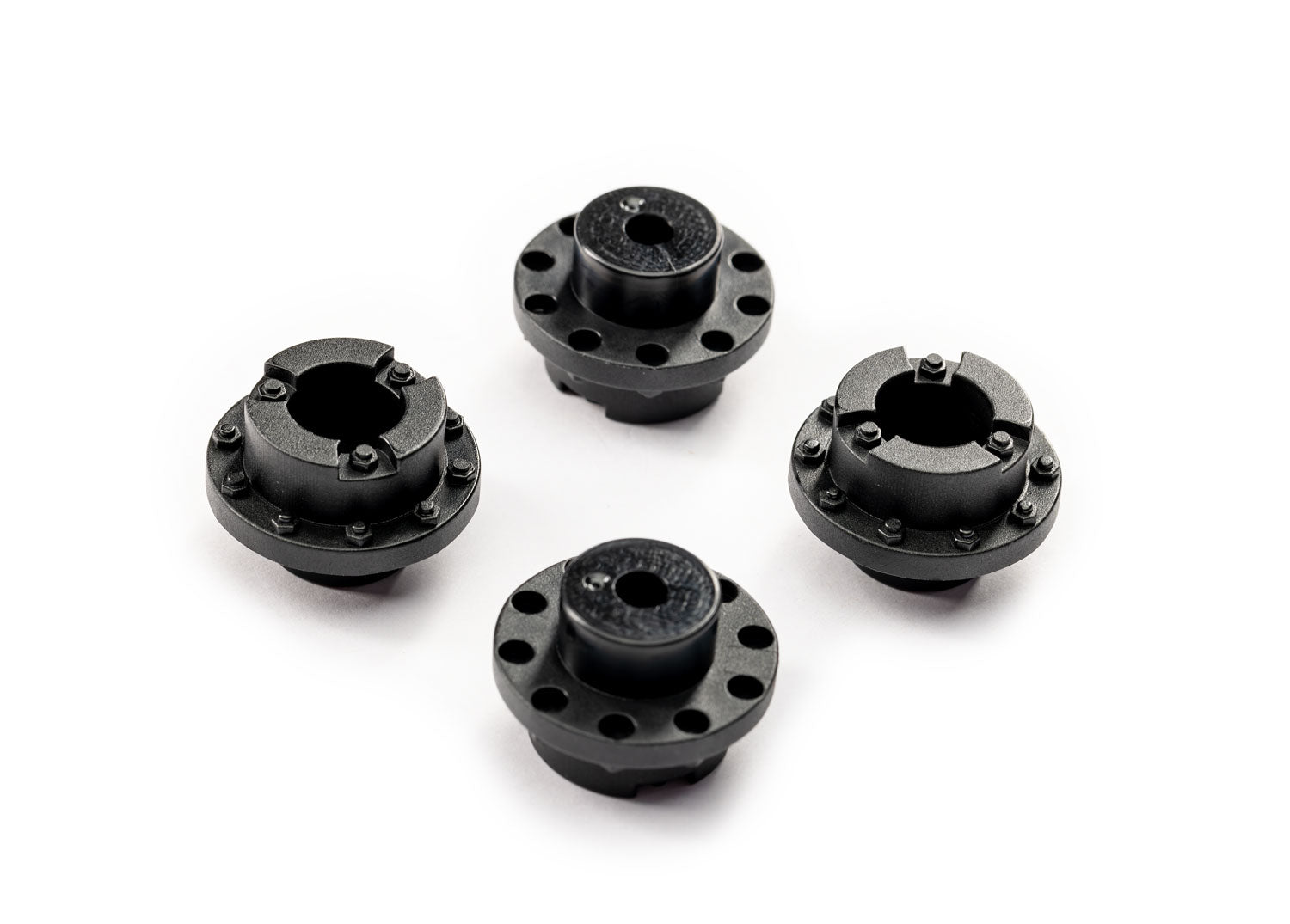 TRAXXAS 9075 Center caps, wheel (black) (4)
