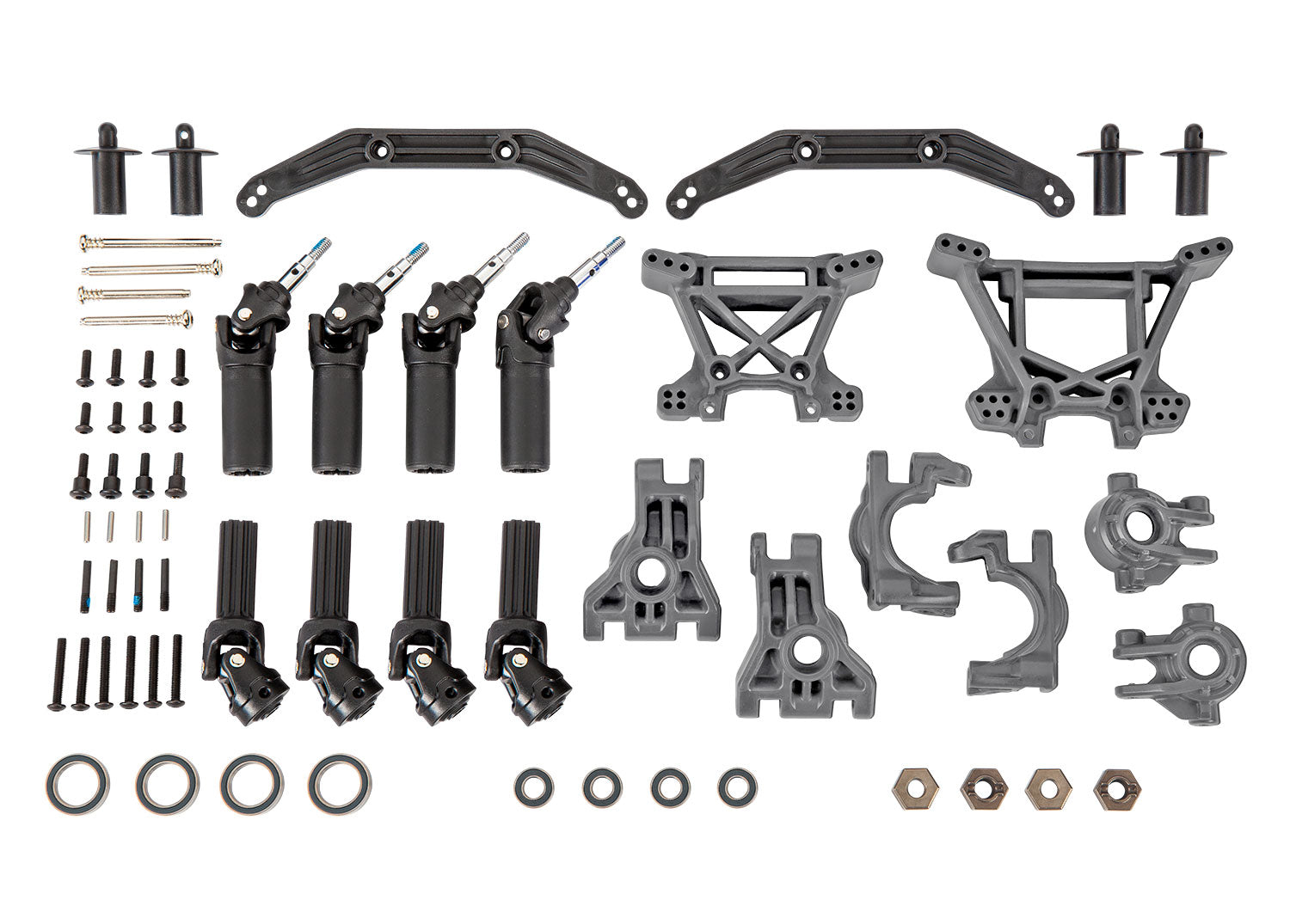TRAXXAS 9080-GRAY Gray Extreme Heavy-Duty Upgrade Kit