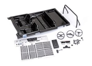 TRAXXAS 9114-BLK Interior, Chevrolet Blazer (1969 -1972) (black) (includes rollbar, gauge bezel, steering wheel and column, shifter, armrest, decals)