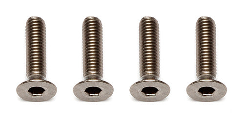 ASSOCIATED 91594 FT Ti Screws, M3x12 mm FHCS