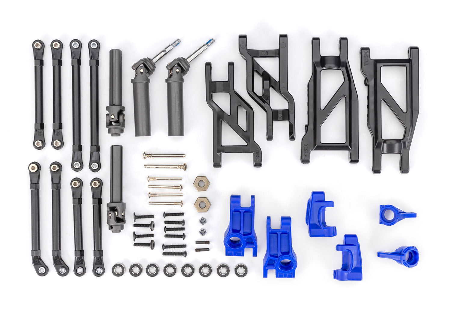 TRAXXAS 9180-BLUE Blue Extreme HD Driveline and Suspension Upgrade Kit