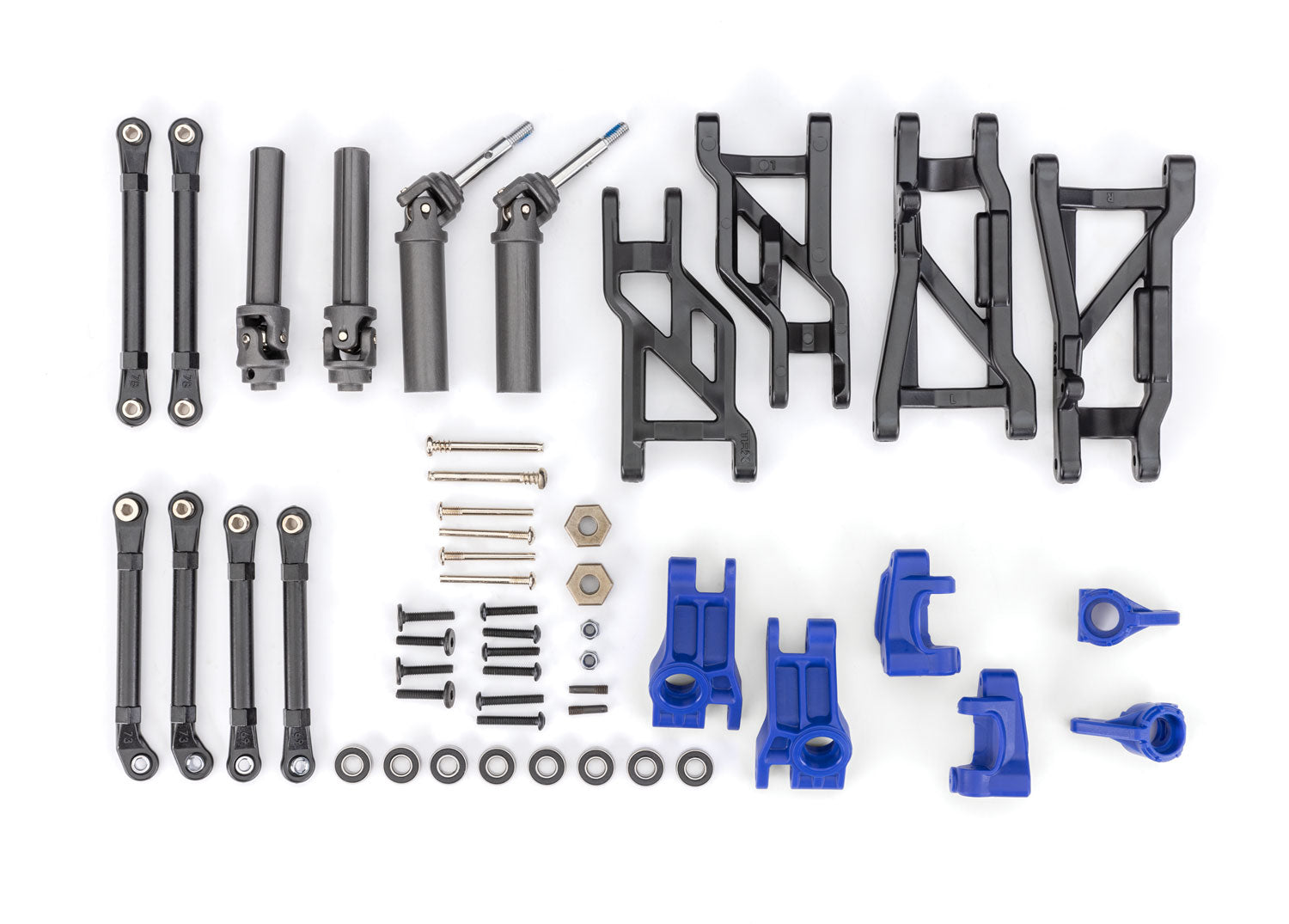 TRAXXAS 9181-BLUE Blue Extreme HD Driveline and Suspension Upgrade Kit
