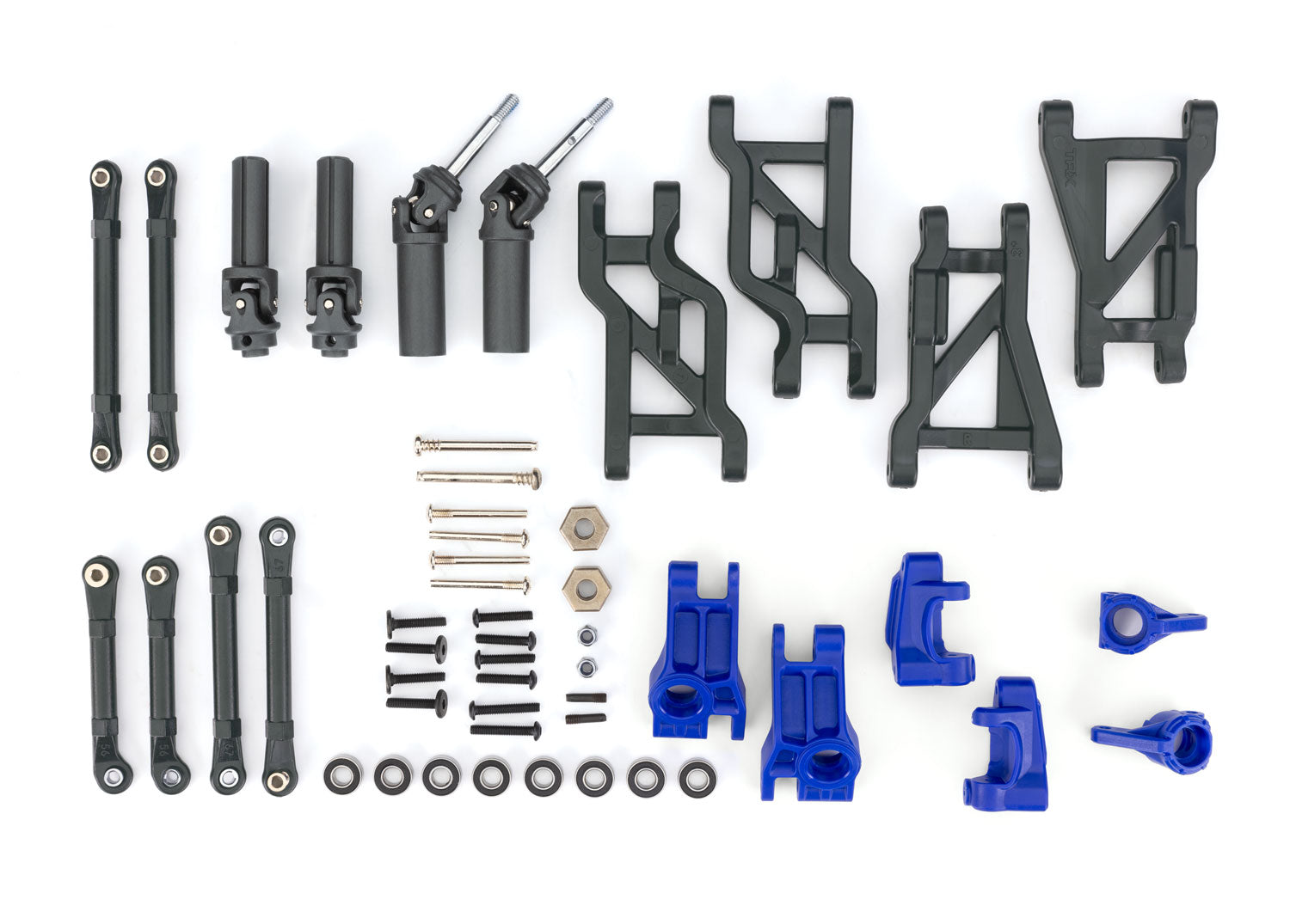 TRAXXAS 9182-BLUE Blue Extreme HD Driveline and Suspension Upgrade Kit
