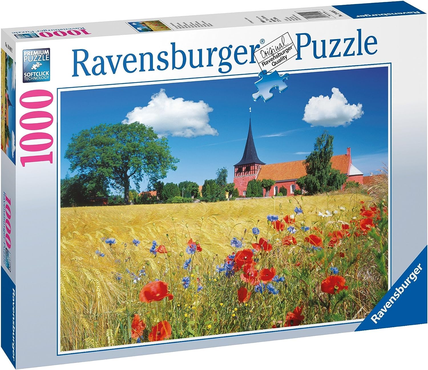 RAVENSBURGER 19049 1000PCS Church in Bornholm, Denmark
