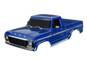 TRAXXAS 9230-BLUE Body, Ford F-150 (1979), complete, blue