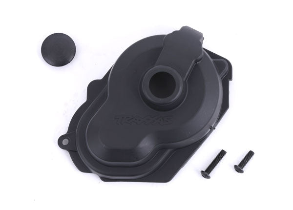 TRAXXAS 9489X Cover, gear/ rubber gear cover plug/ 3x10mm BCS (1)/ 3x14mm BCS (1)