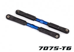TRAXXAS 9549X Toe links, Sledge® (TUBES blue-anodized, 7075-T6 aluminum, stronger than titanium) (120mm) (2)/ rod ends, assembled with steel hollow balls (4)/ aluminum wrench, 8mm (1)