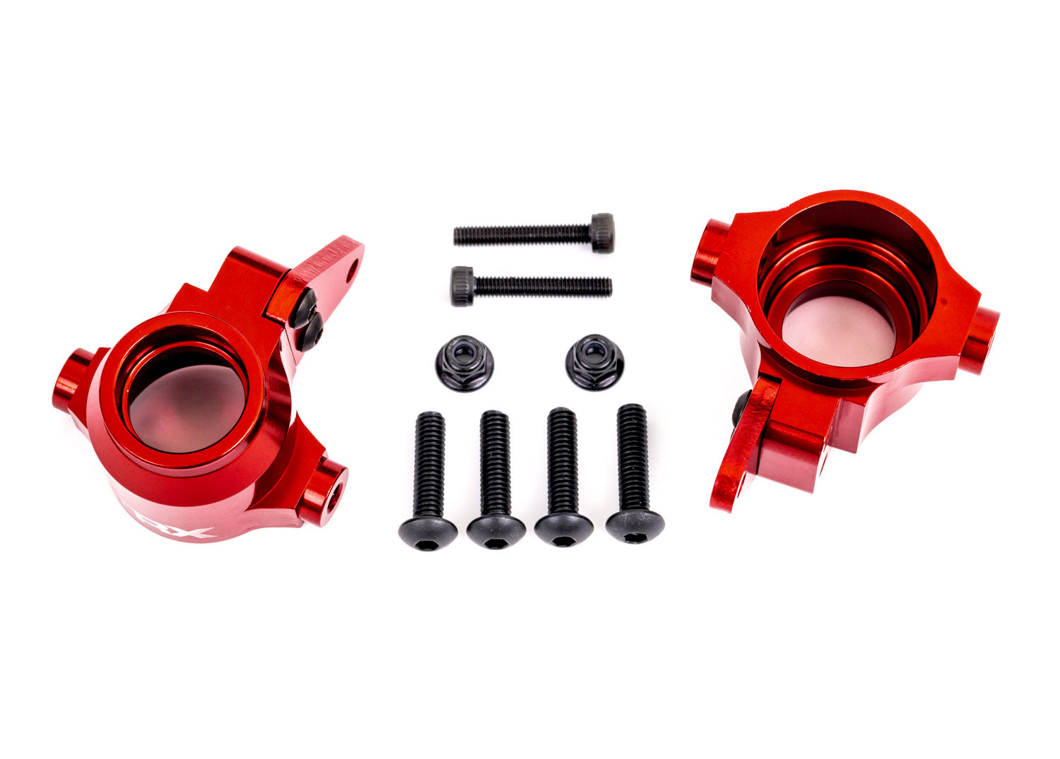 TRAXXAS 9635R Red Aluminum Steering Blocks (L&R)