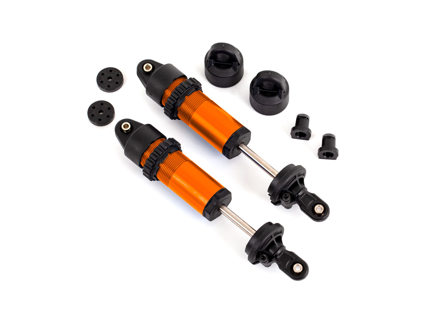 TRAXXAS 9660-ORNG Orange Aluminum GT-Maxx Shocks (2)
