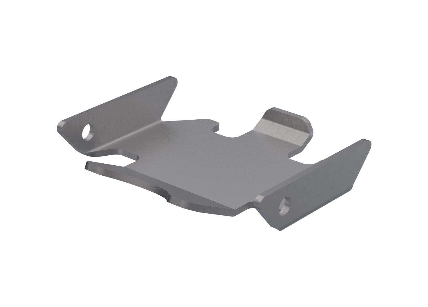 TRAXXAS 9766 Skidplate, chassis (stainless steel)