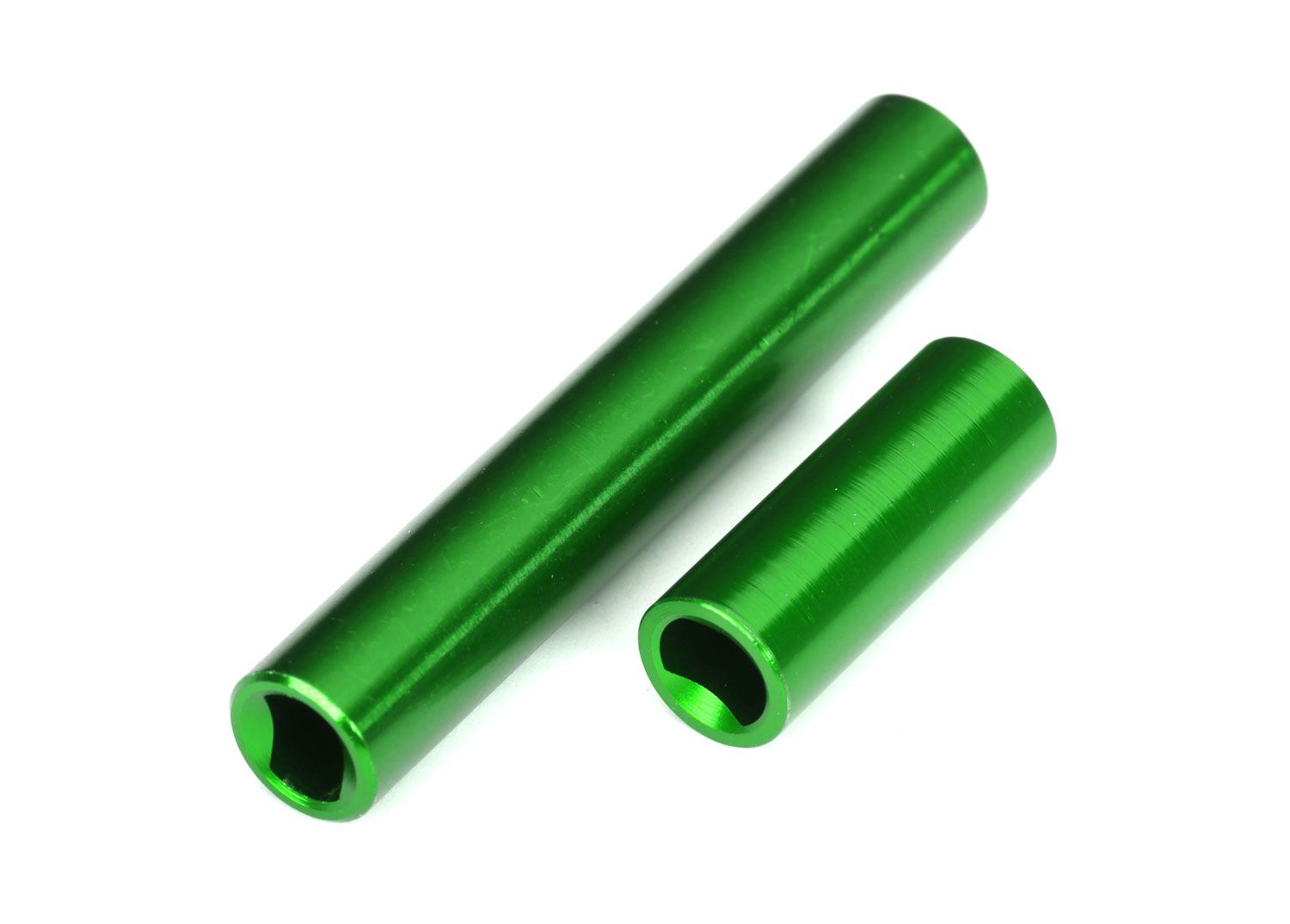 TRAXXAS 9852-GRN Driveshafts, center, female, 6061-T6 aluminum (green-anodized) (front & rear) (for use with #9751 metal center driveshafts) (fits 1/18 TRX-4M™ vehicles with 162mm wheelbase)