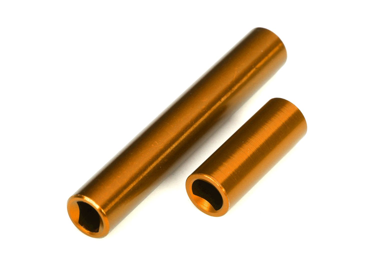 TRAXXAS 9852-ORNG Driveshafts, center, female, 6061-T6 aluminum (orange-anodized) (front & rear) (for use with #9751 metal center driveshafts) (fits 1/18 TRX-4M™ vehicles with 162mm wheelbase)