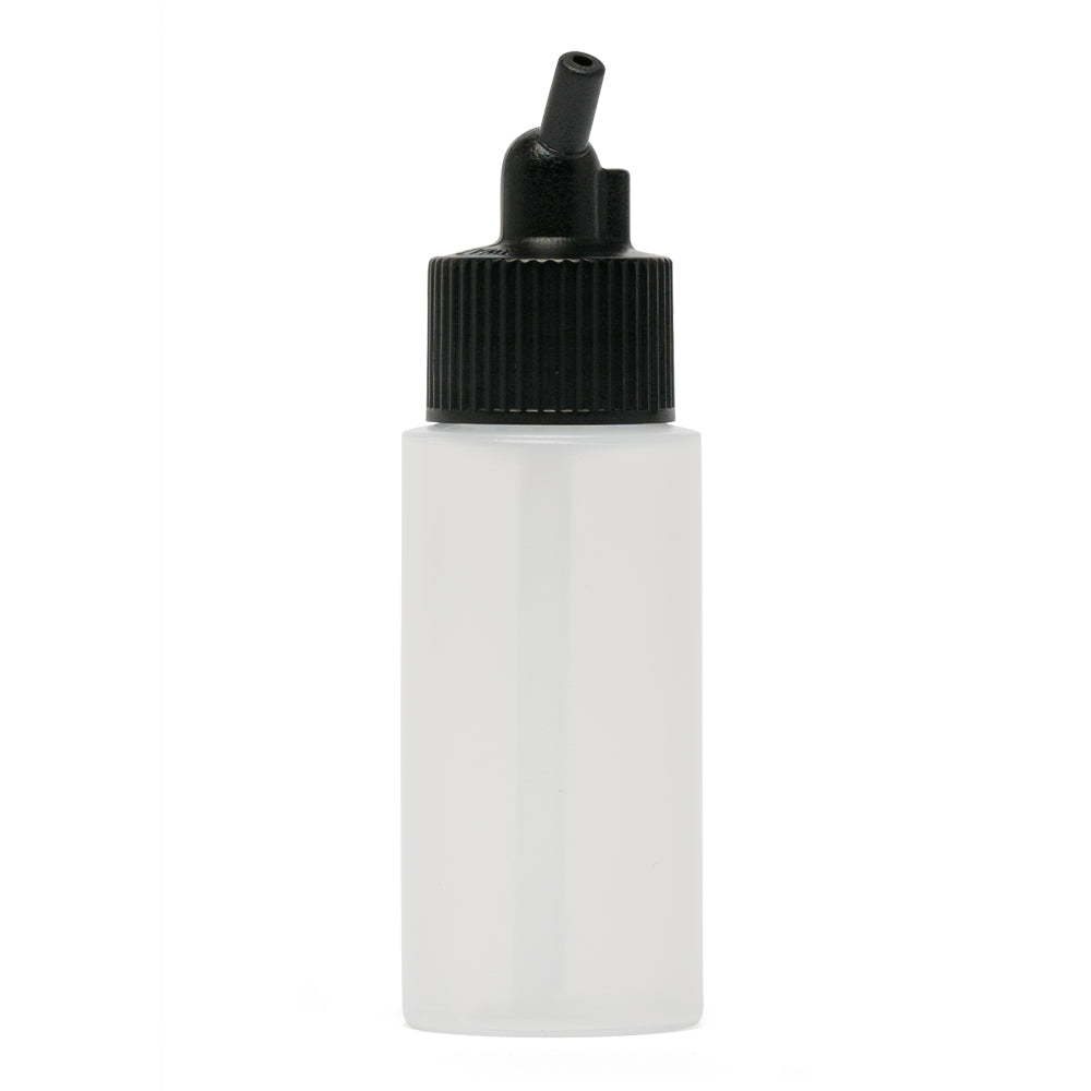 IWATA A4701 Big Mouth Airbrush Bottle 1oz Cylinder With 20mm Adaptor Cap