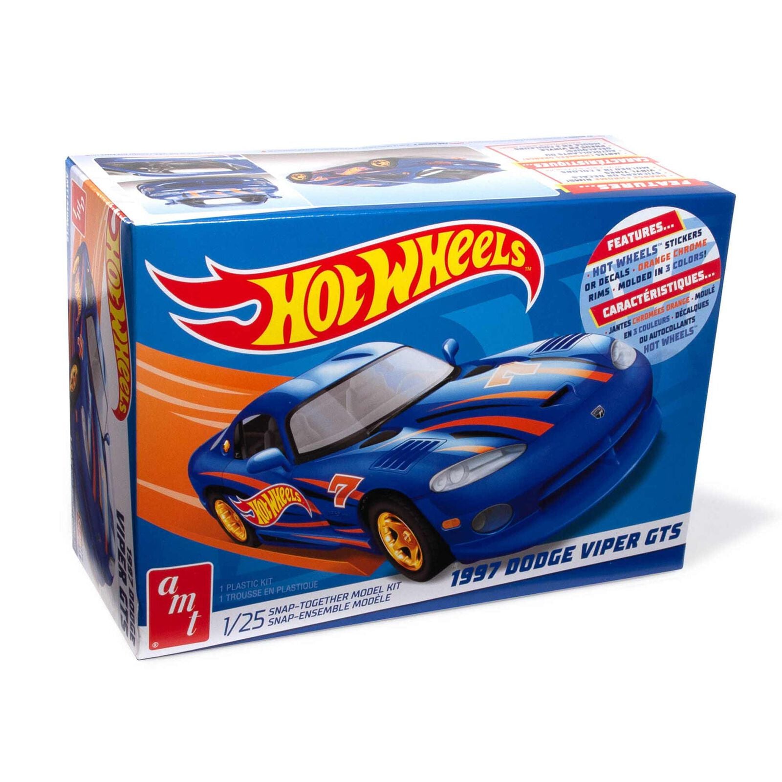 AMT 1349M 1/25 Hot Wheels 1997 Dodge Viper GTS Snap