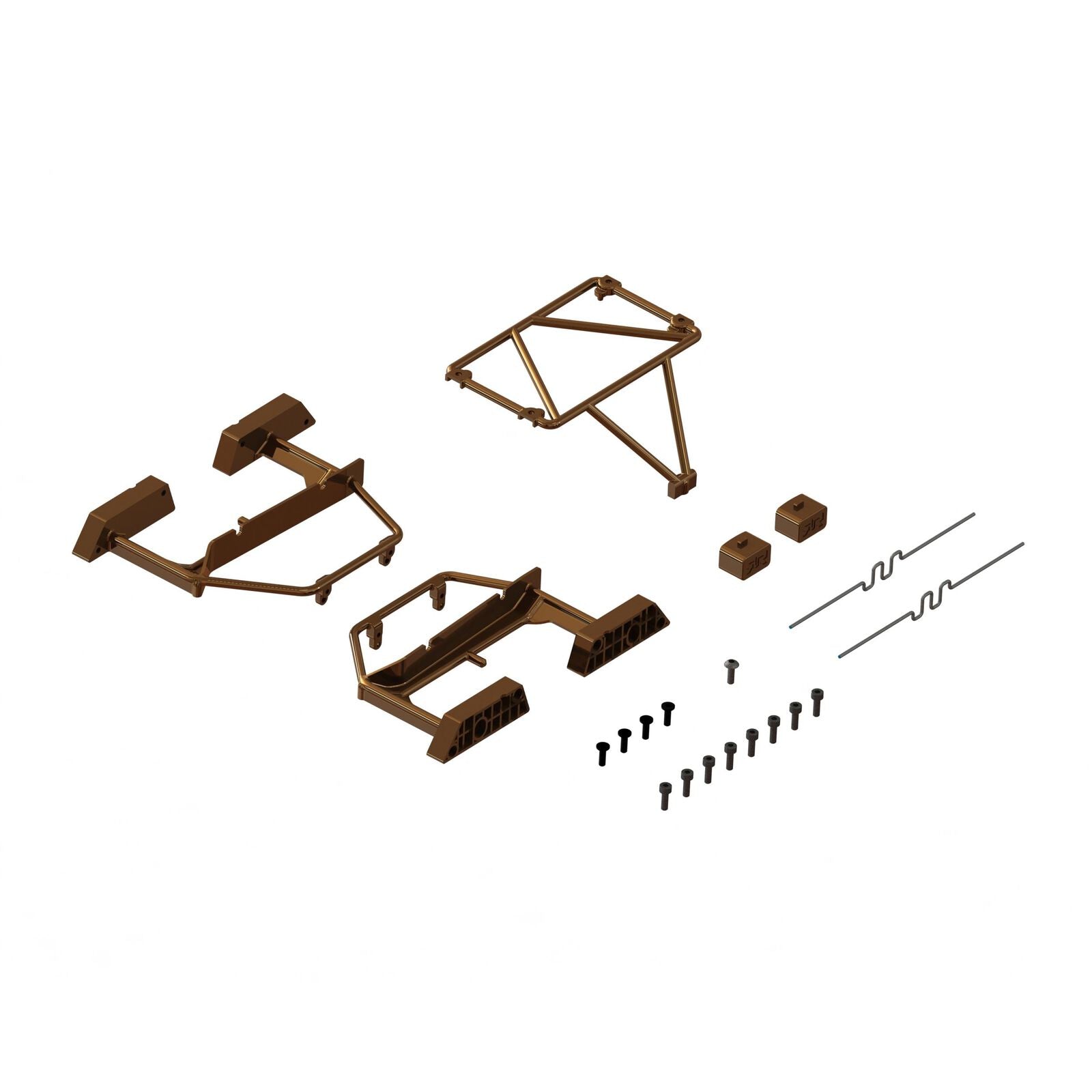 ARRMA ARA-2023 Desert Truck Body Roll Cage Set, Bronze: GROM