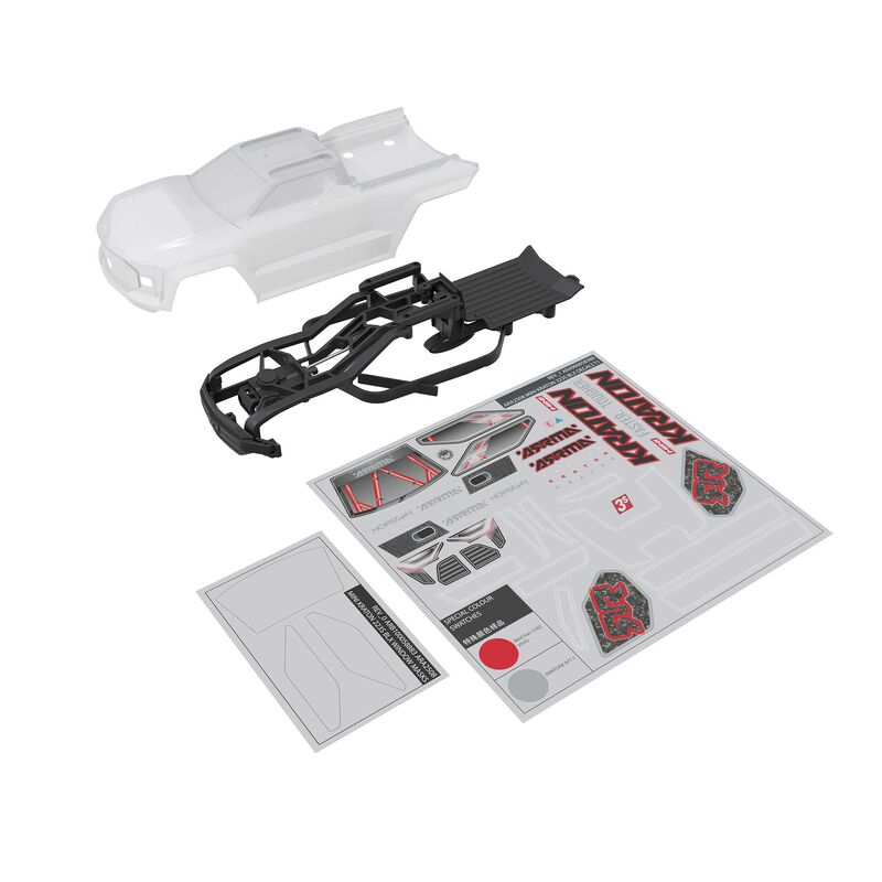 ARRMA ARA-2651 MINI KRATON Body, Clear