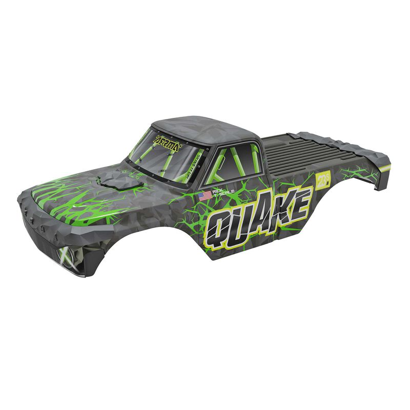 ARRMA ARA-2880 QUAKE Painted Decaled Trimmed Body Set, Green