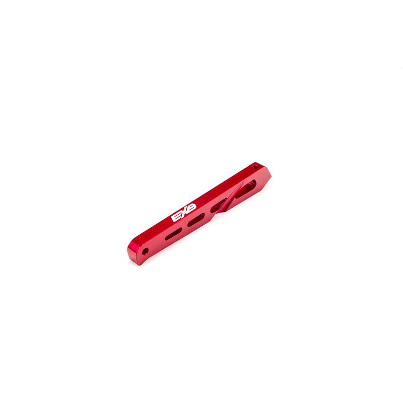 ARRMA ARA320566 Rear Center Aluminum Chassis Brace, 87mm Red: EXB