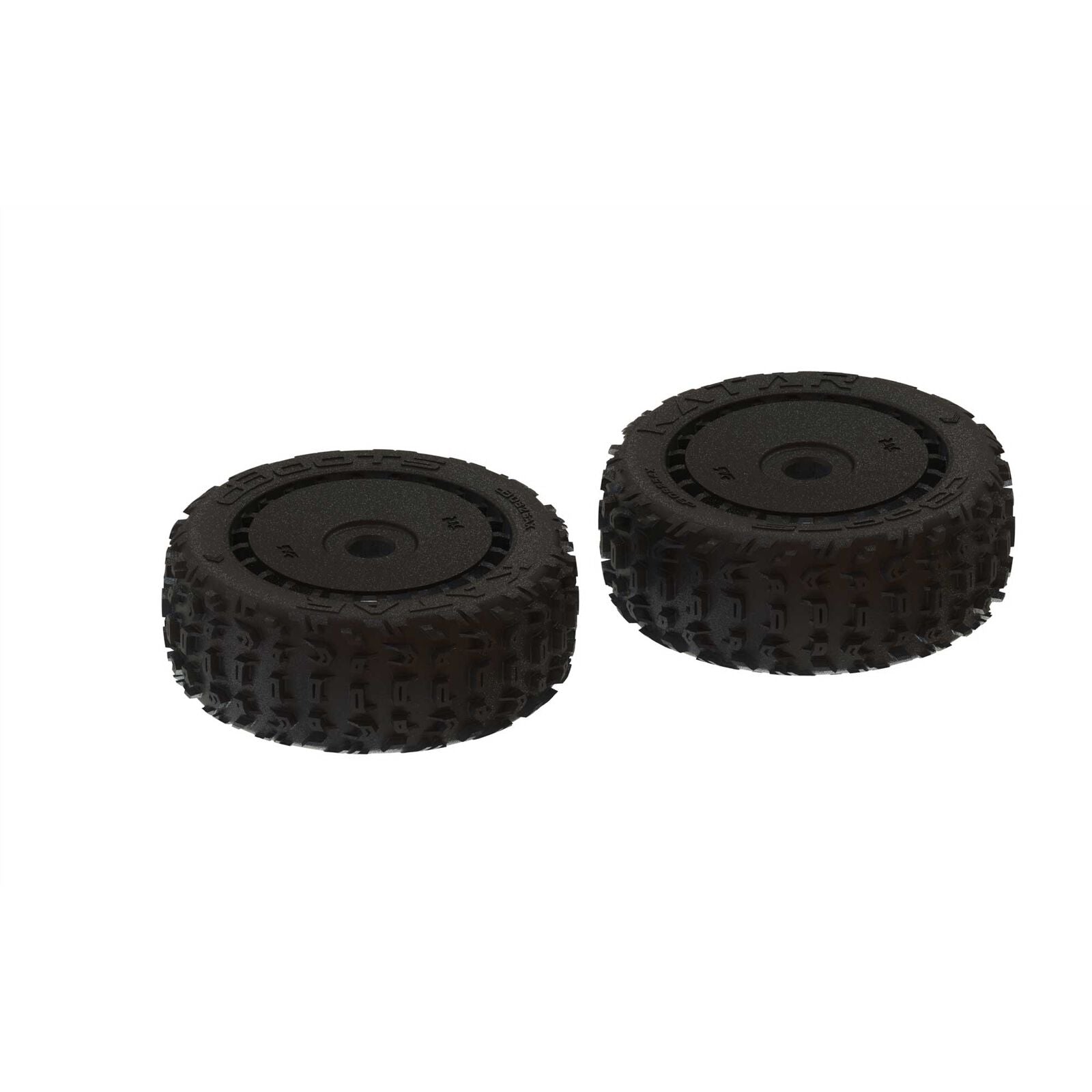 ARRMA ARA550058 1/8 dBoots Front/Rear 3.3 Pre-Mounted Tires, 17mm Hex, Black (2): Katar B 6S