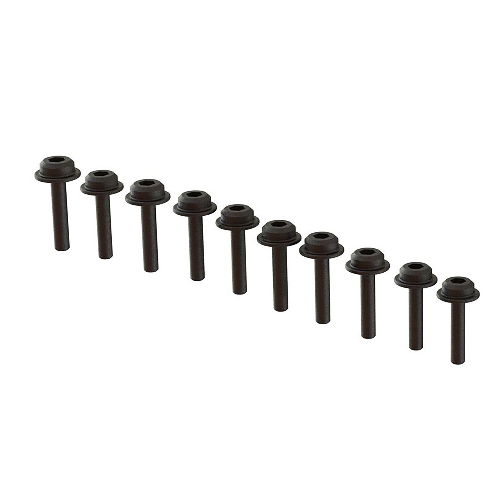 ARRMA ARA702014 Flanged Cap Head Screw M2x12mm (10)
