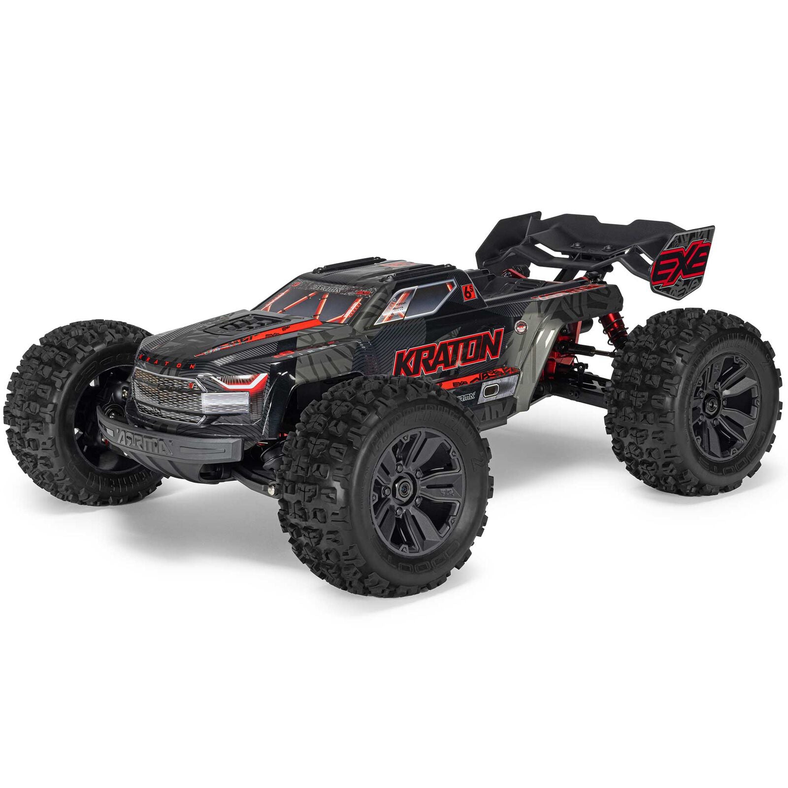 ARRMA ARA8708V6T1 1/8 KRATON 6S EXB 4X4 RTR Brushless Speed Truck, BLACK