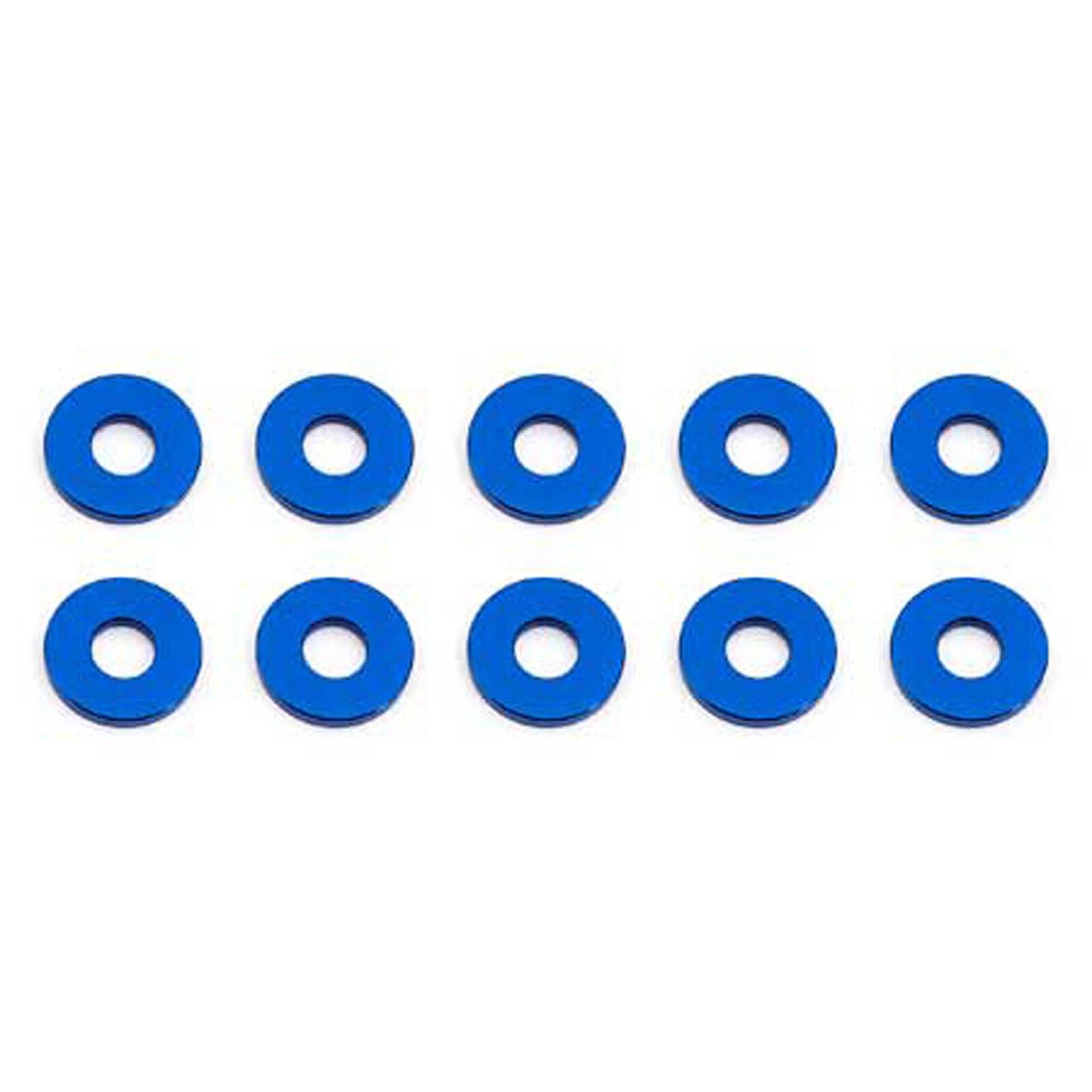 ASSOCIATED 31385 Bulkhead Washers 7.8x1.0mm Blue Aluminum