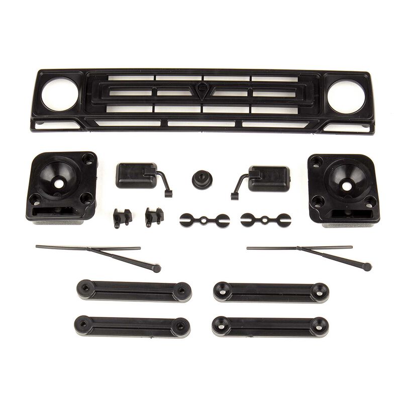 ASSOCIATED ELEMENT 42123 Sendero Body Accessories, black
