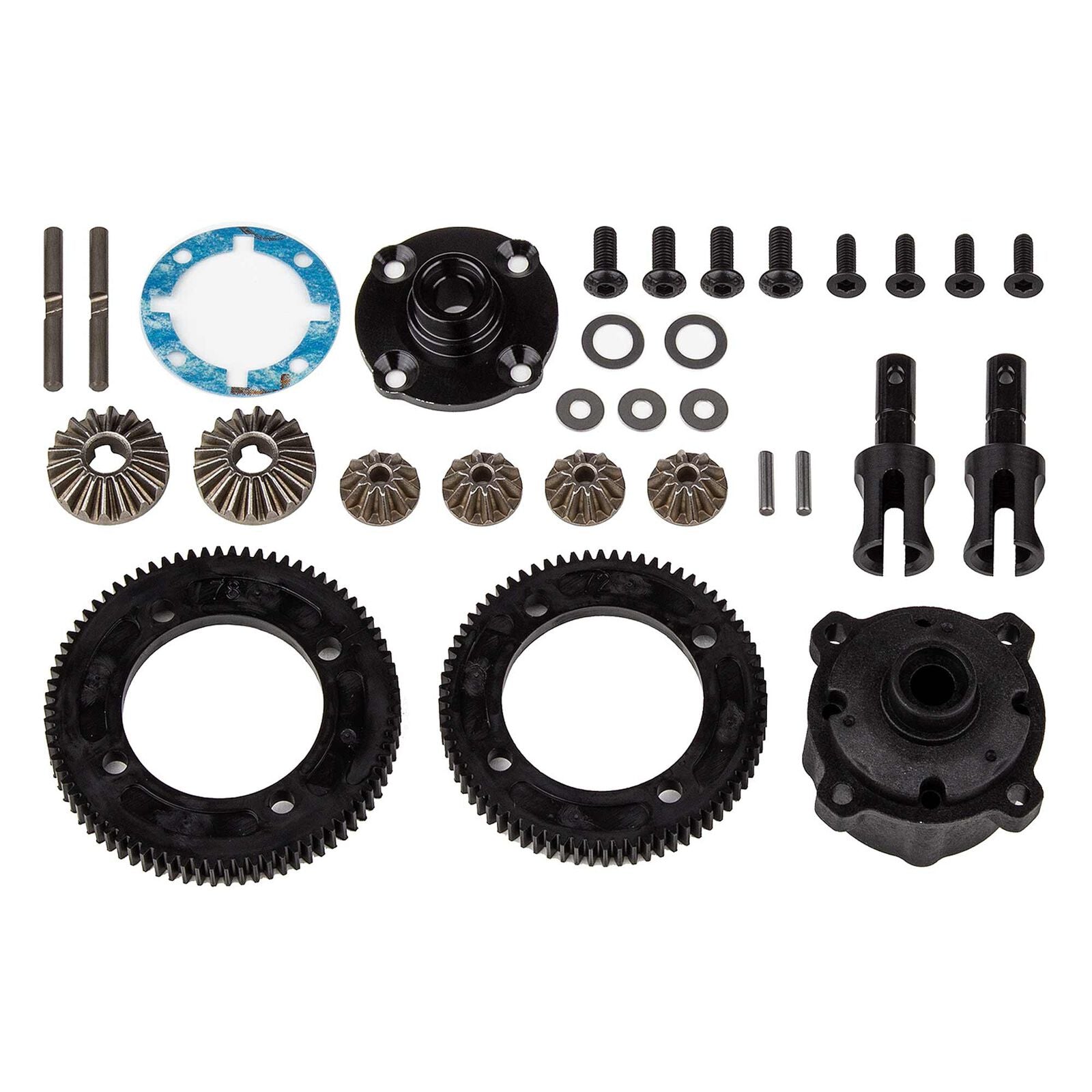 ASSOCIATED 92355 RC10B74.1 LTC Differential Set, Center