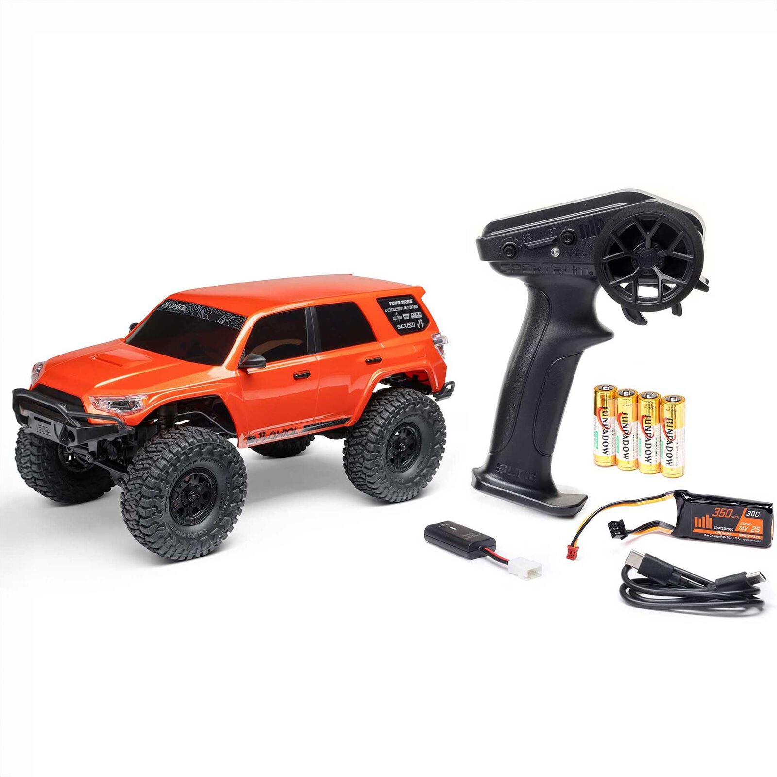 AXIAL AXI-2035 1/24 SCX24 Toyota 4Runner 4X4 RTR Brushed Rock Crawler (Battery & Charger Included)