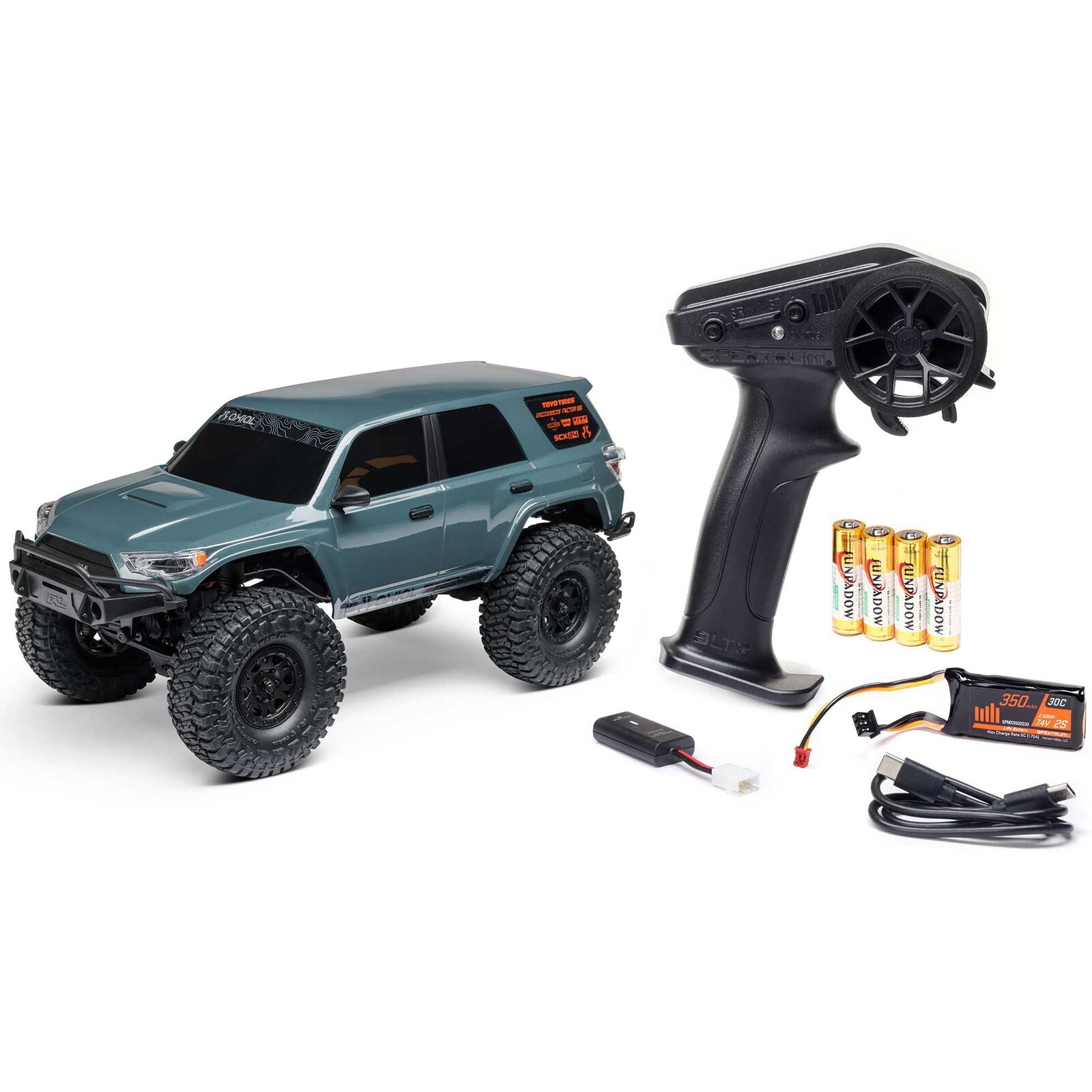 AXIAL AXI-2035 1/24 SCX24 Toyota 4Runner 4X4 RTR Brushed Rock Crawler (Battery & Charger Included)