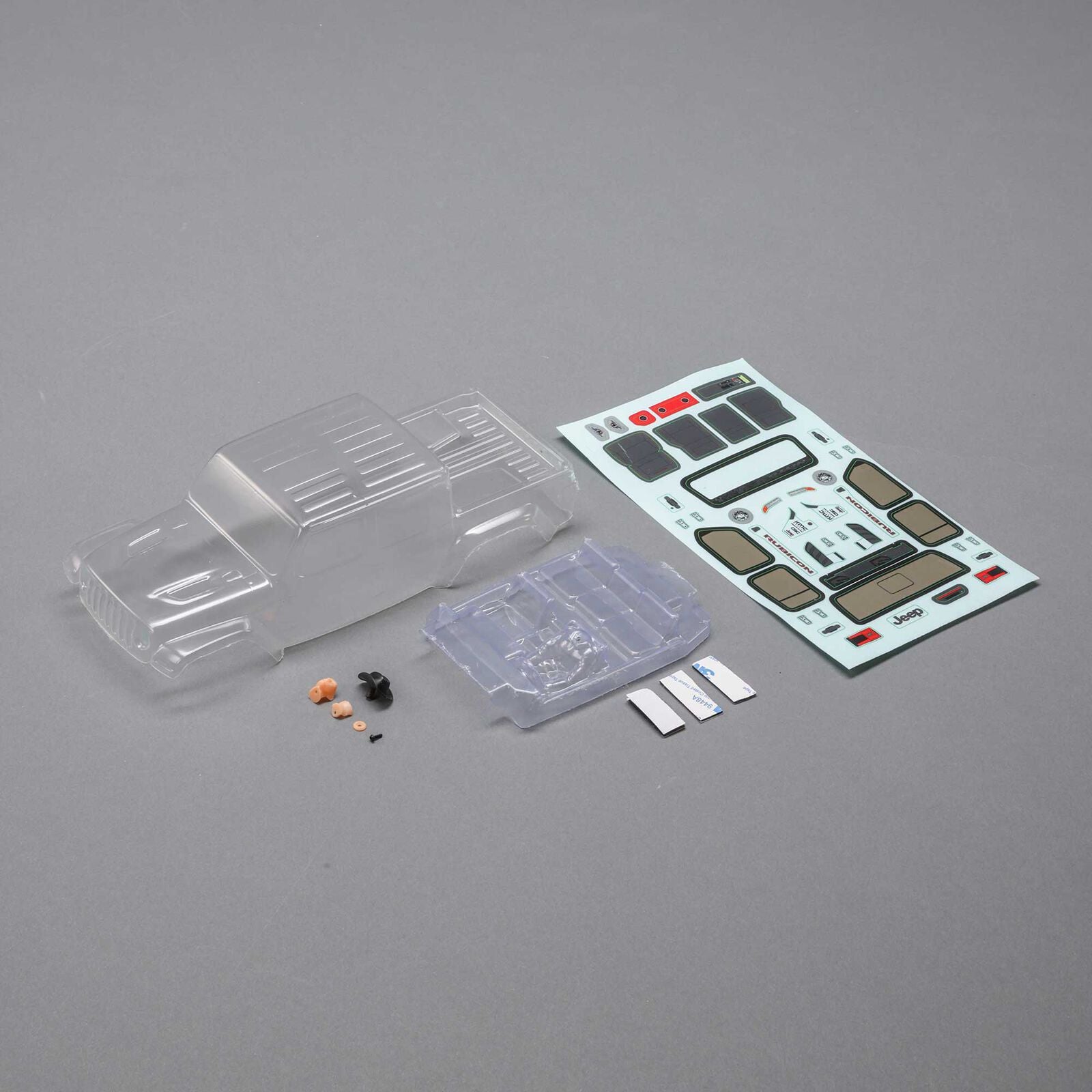 AXIAL AXI200005 Axial Body Set, Clear: SCX24 Jeep JT Gladiator